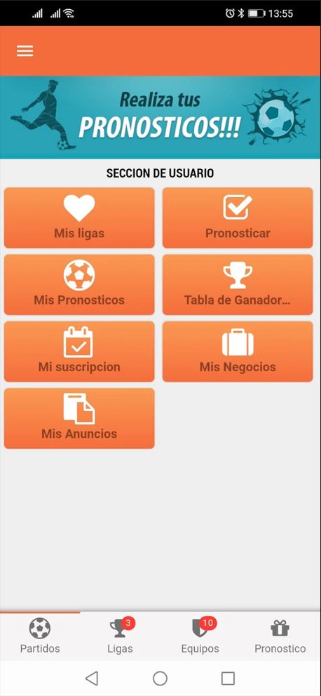 Goolx App Futbol