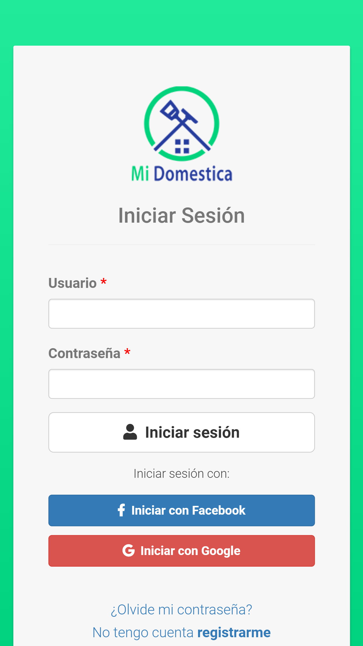 Mi Domestica App